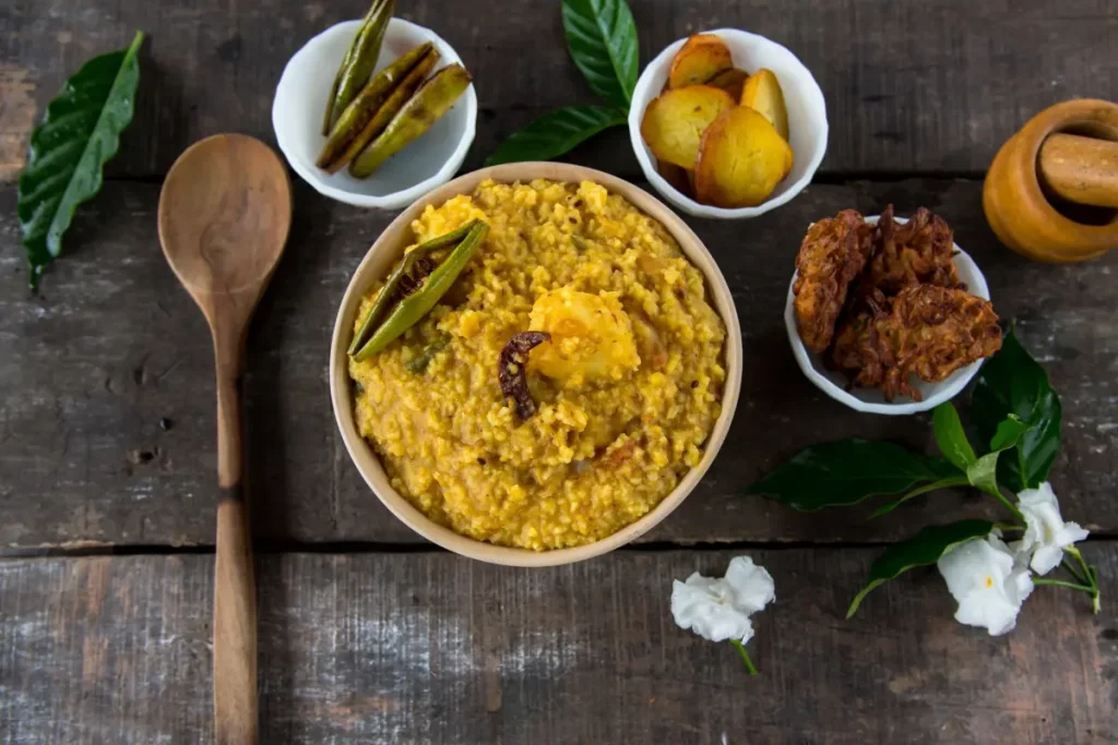What are the accompaniments for Indian food?