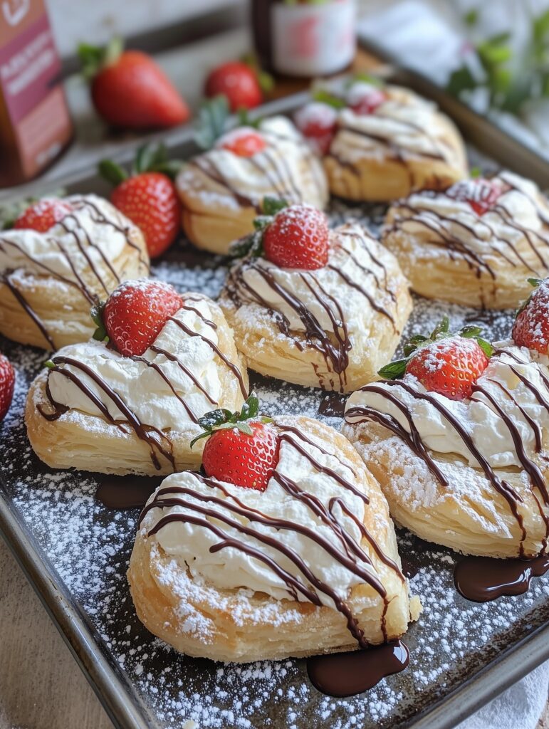 Strawberry Cream Puffs