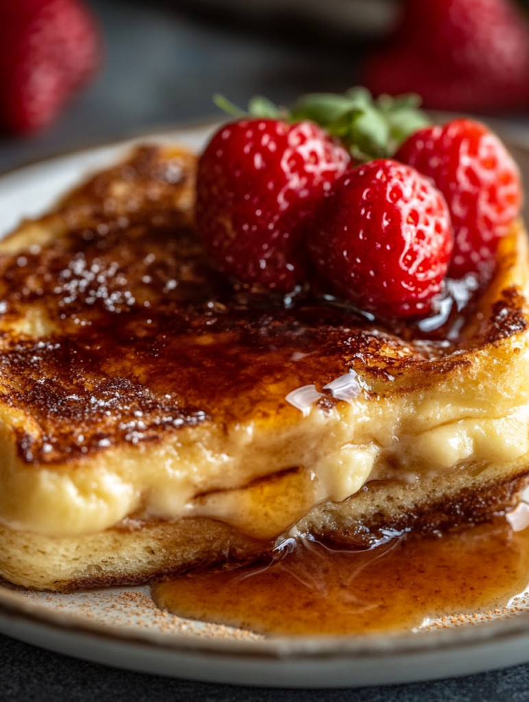 Overnight Crème Brûlée French Toast