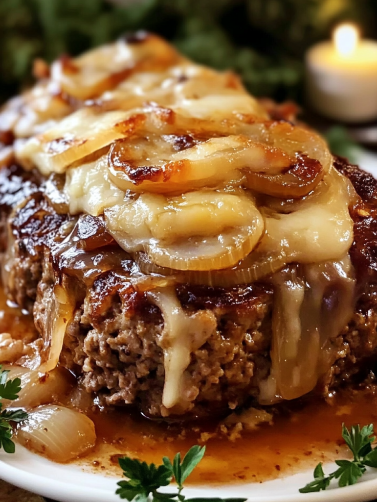 French Onion Meatloaf