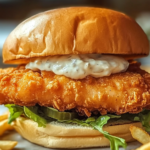 Crispy Fried Cod Sandwich