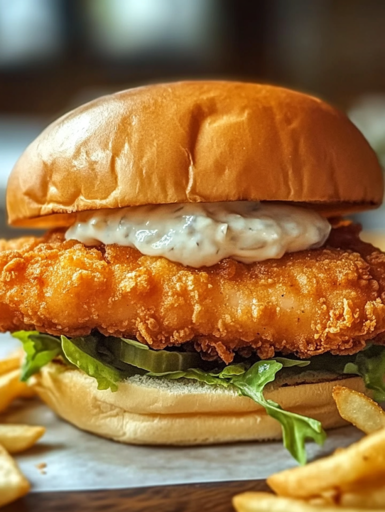 Crispy Fried Cod Sandwich