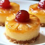 Mini Pineapple Upside-Down Cheesecakes