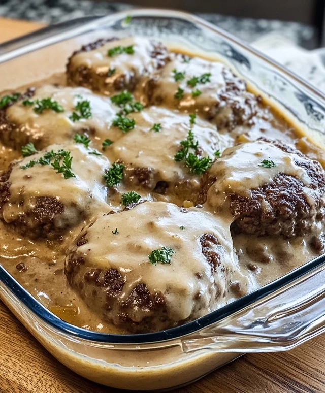 Amish Hamburger Steak Bake