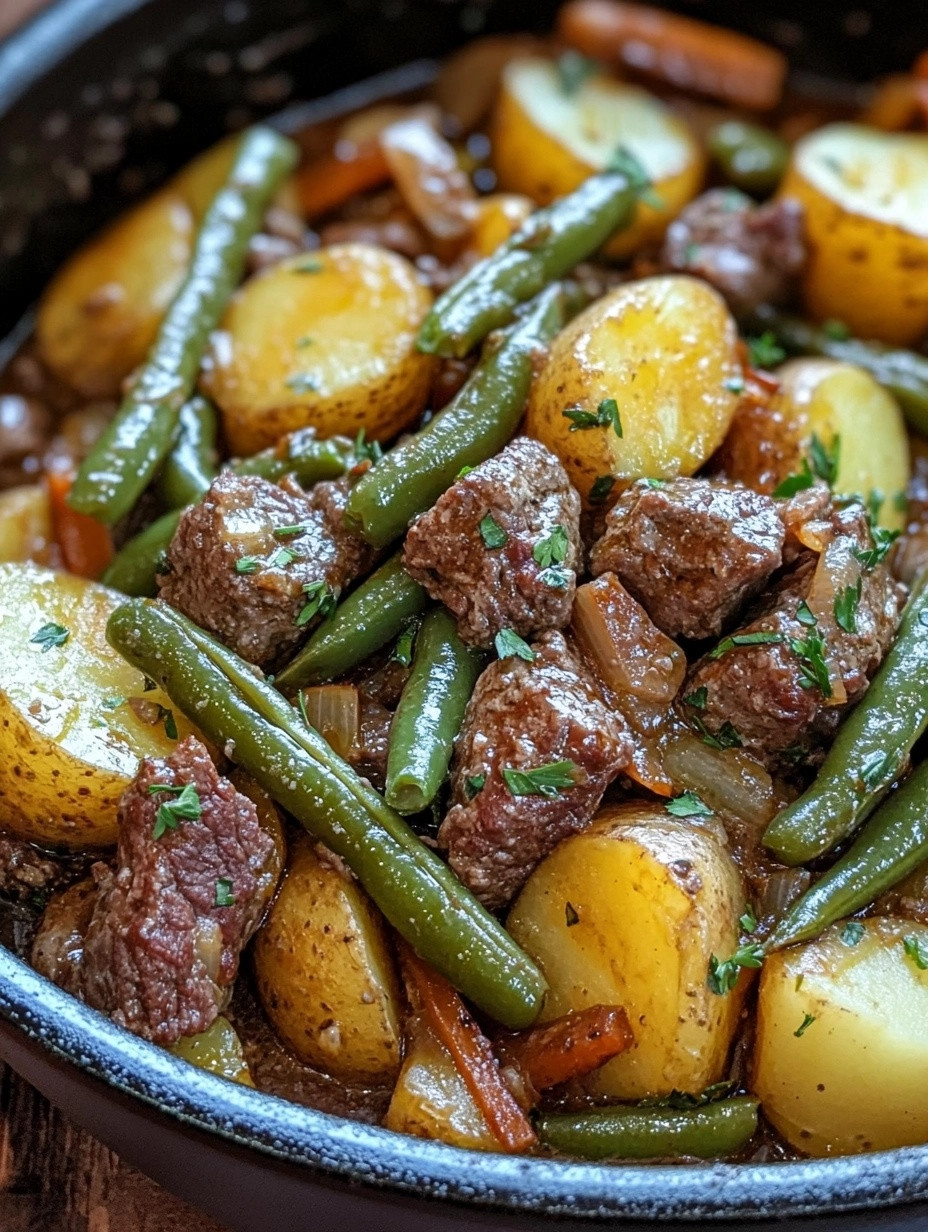 Country Ranch Green Beans Potatoes Beef