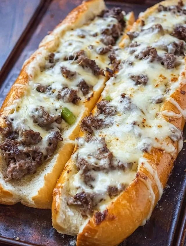 Philly Cheesesteak Cheesy Bread: Delicious