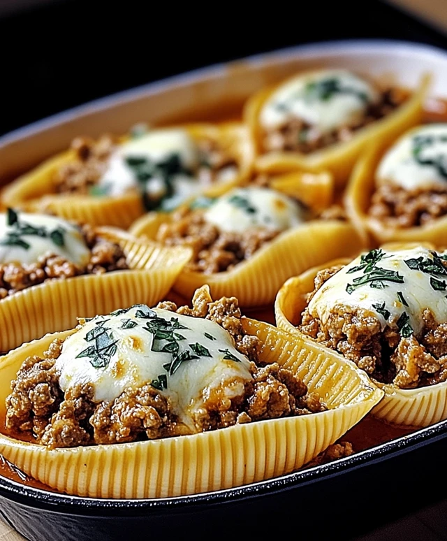 Beef-Stuffed Shells