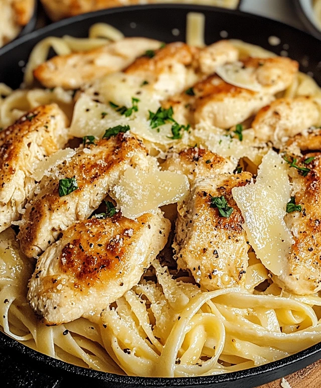 Garlic Parmesan Chicken Pasta