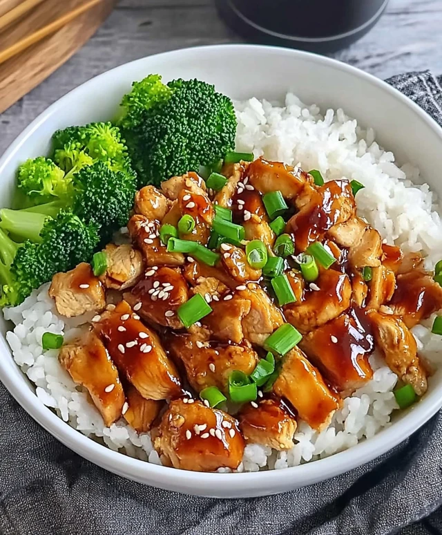 Teriyaki Chicken Rice Bowl