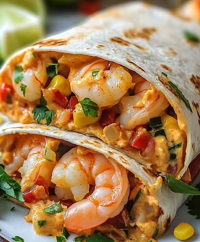 Easy Shrimp Burrito