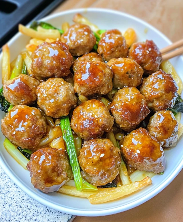 Teriyaki Meatballs Paleo AIP Whole30
