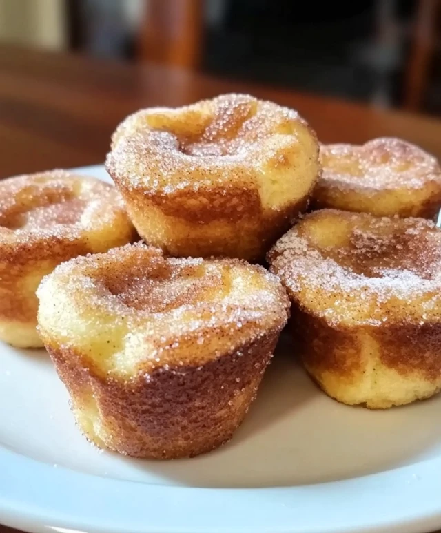 Cinnamon Sugar French Toast Muffins