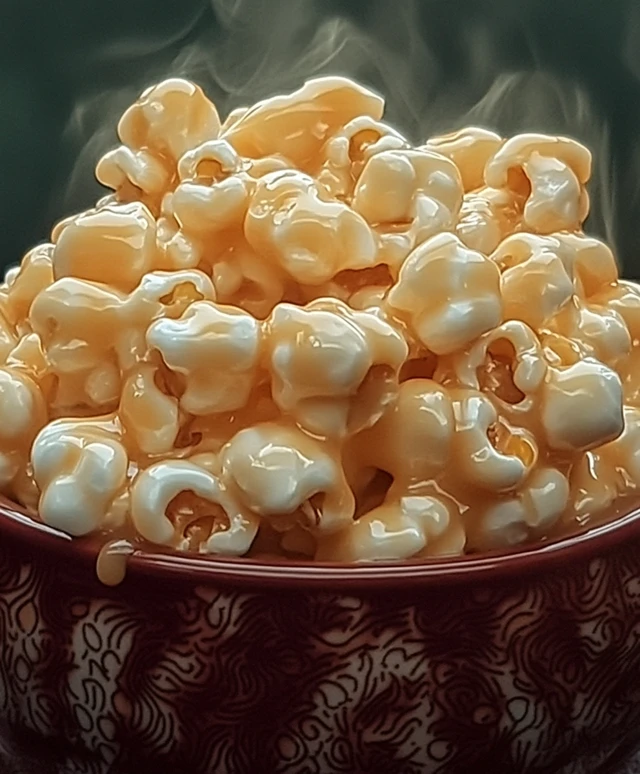 Marshmallow Caramel Corn Snack