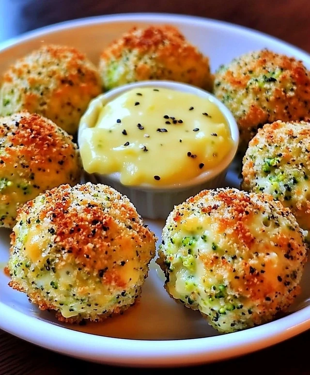 Baked Broccoli Cheese Balls