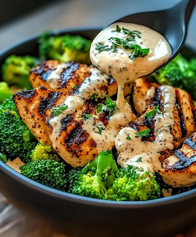 Grilled Chicken Broccoli Bowls