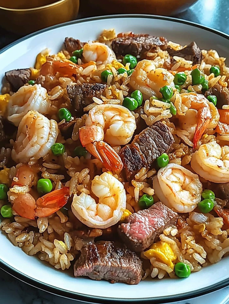 Shrimp & Steak Fried Rice