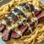 Creamy Cajun Steak Alfredo