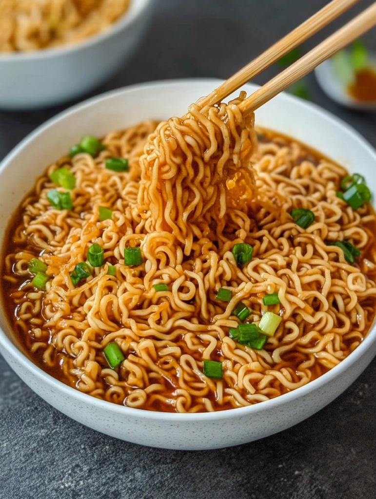 Saucy Ramen Noodles Recipe