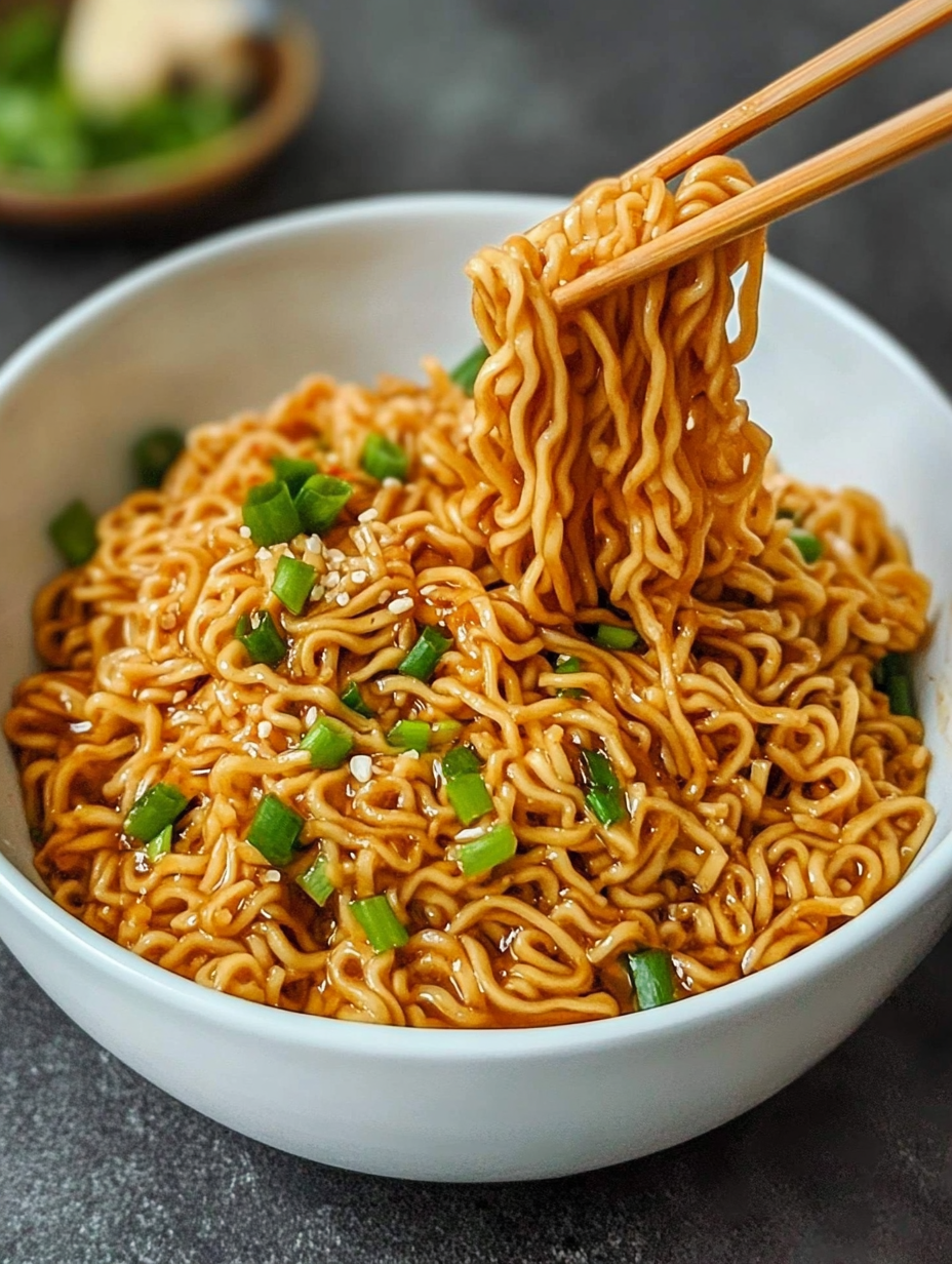 Saucy Ramen Noodles Recipe