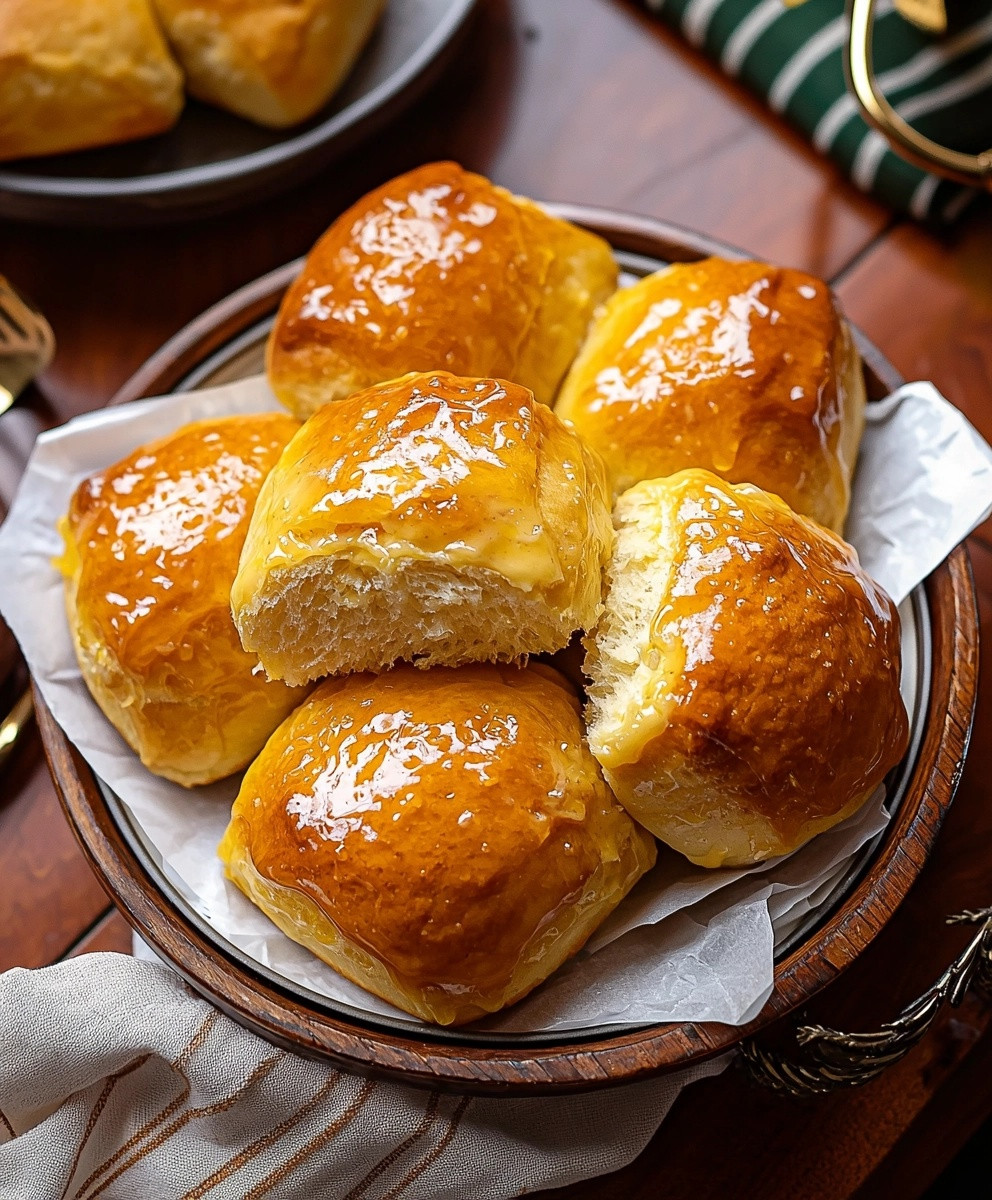 Honey Butter Dinner Rolls