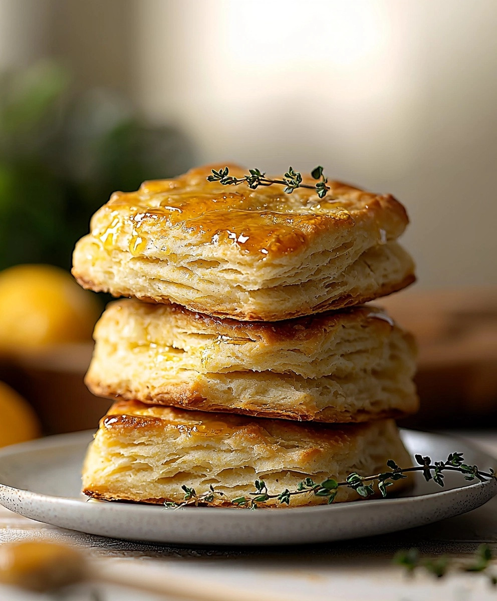 Flaky Honey Buttermilk Biscuits
