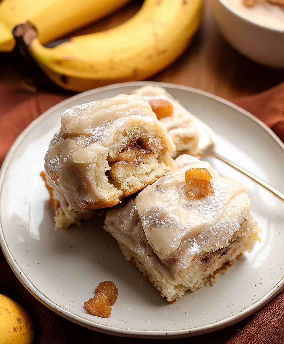 Banana Bread Cinnamon Rolls
