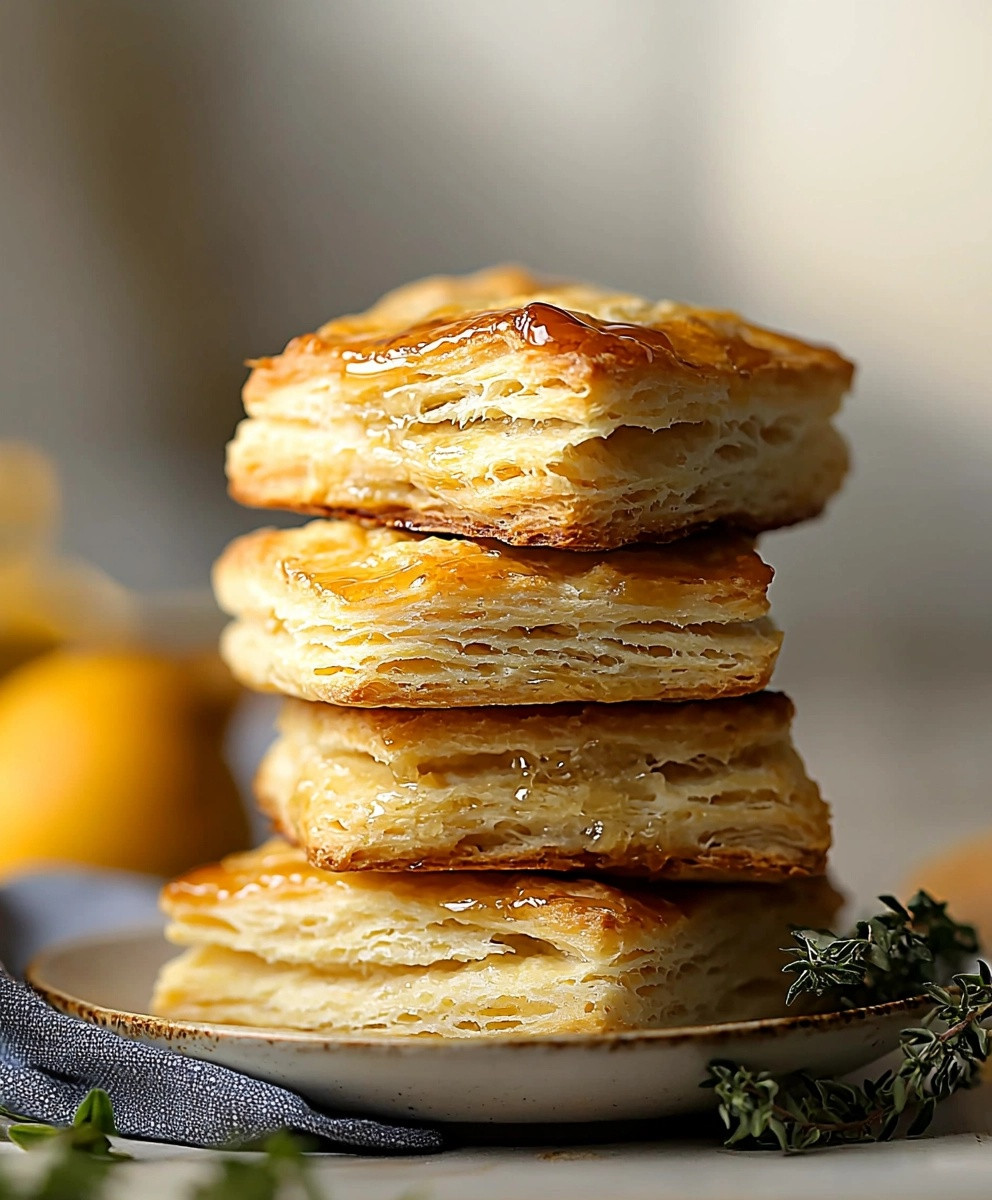 Flaky Honey Buttermilk Biscuits