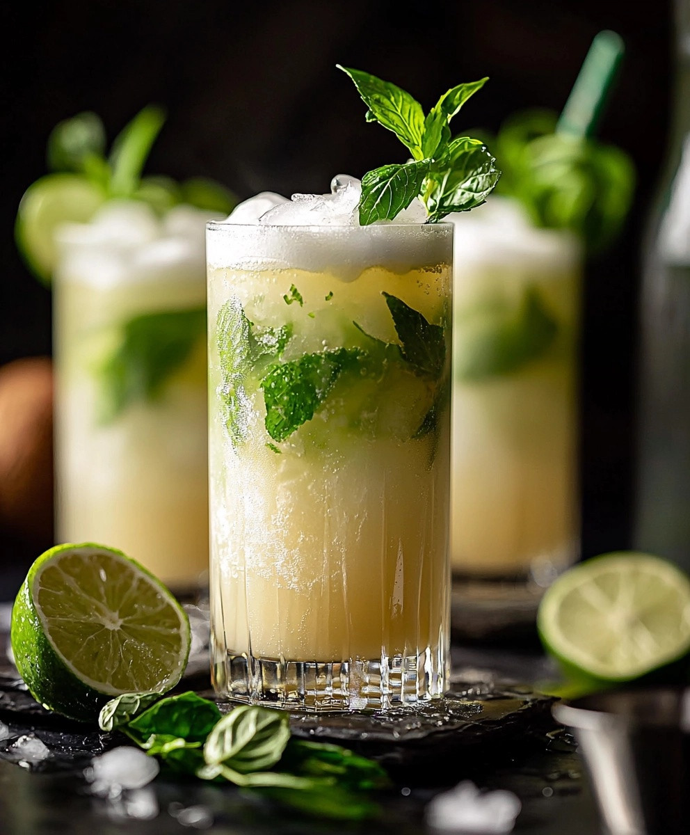 Coconut Mojito Mocktail