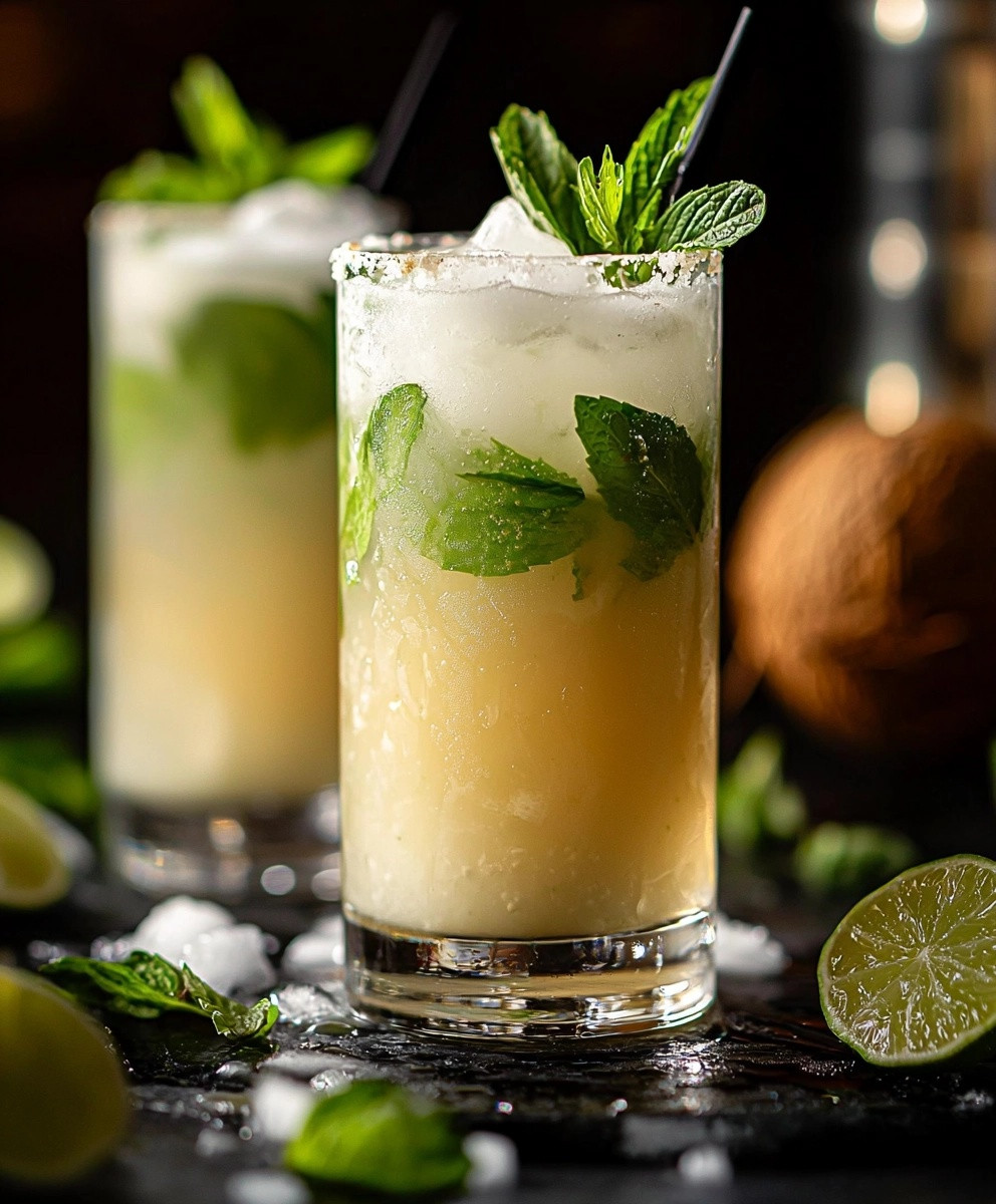 Coconut Mojito Mocktail