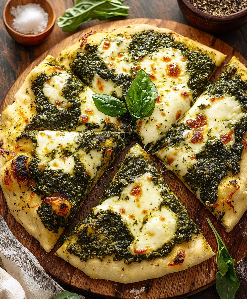Brooklyn Style Kale Pesto Pizza