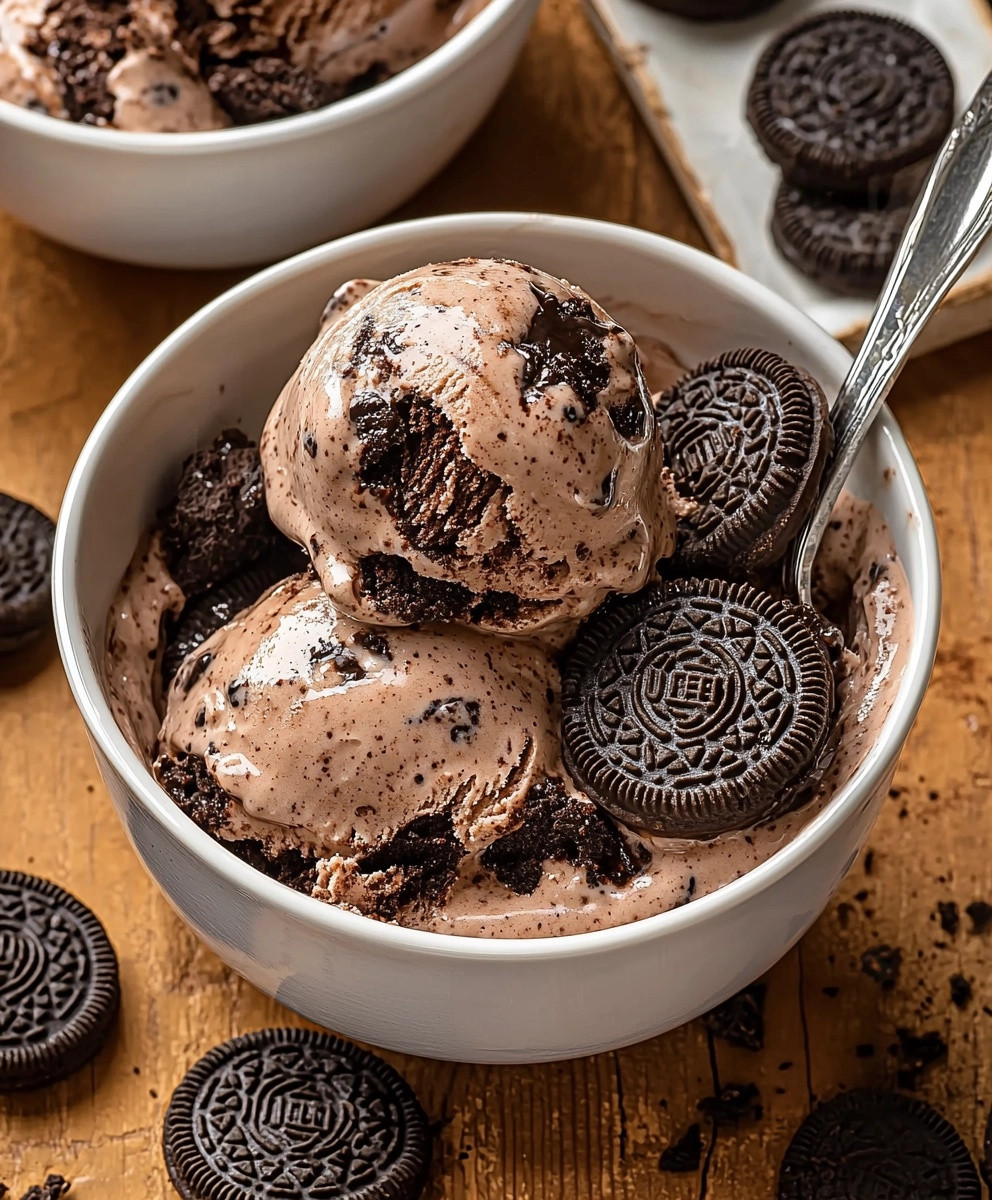Chocolate Oreo Ice Cream