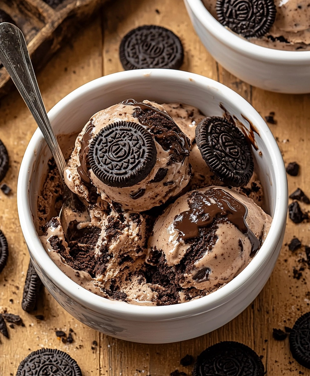 Chocolate Oreo Ice Cream