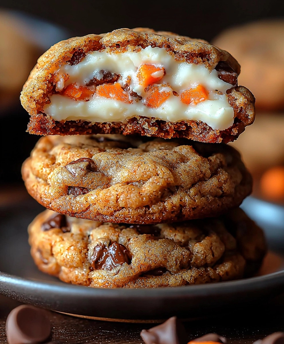 Stuffed Carrot Cake Cookies