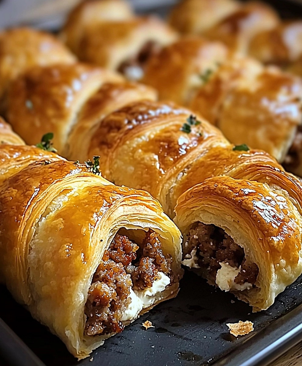 Sausage Cream Cheese Crescents