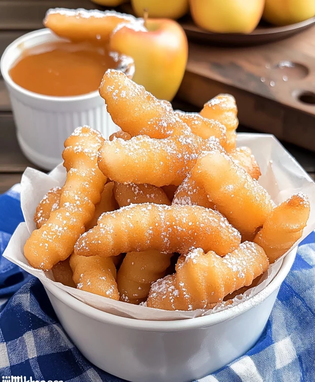Funnel Cake Apple Fries