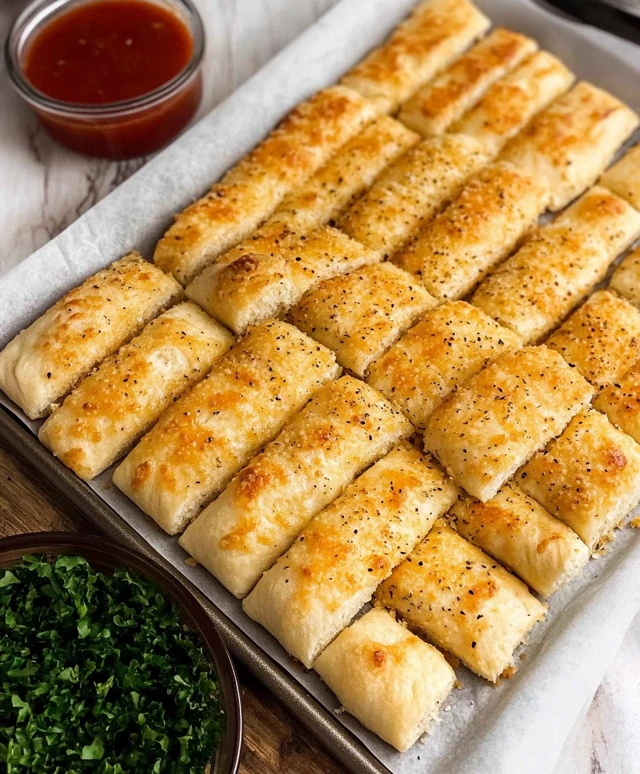 Sheet Pan Breadsticks