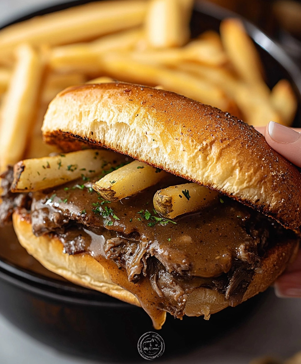 Slow Cooker French Dip