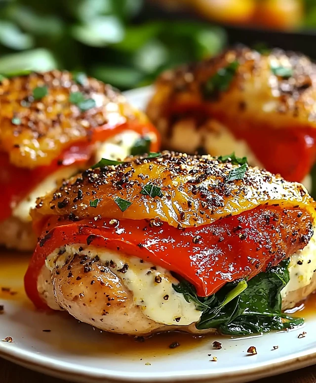 Stuffed Chicken with Spinach