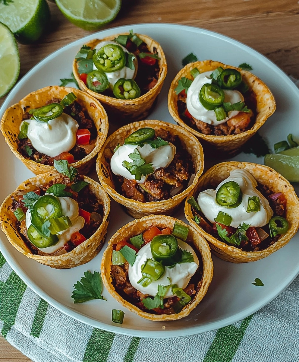 Taco Cups Appetizer