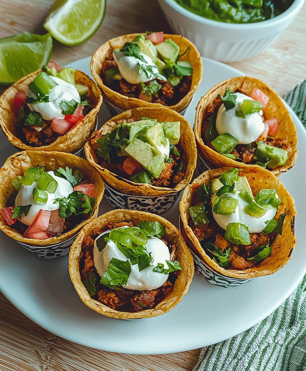 Taco Cups Appetizer