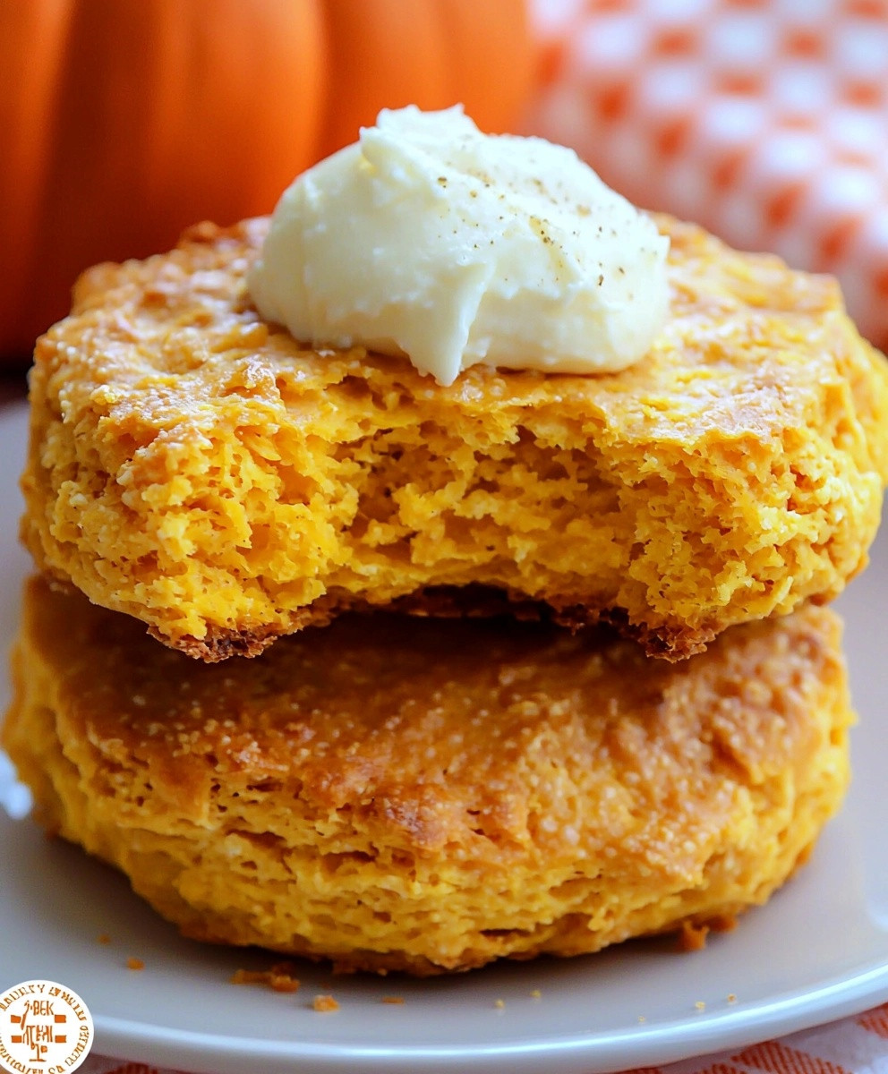 Flaky Pumpkin Biscuits