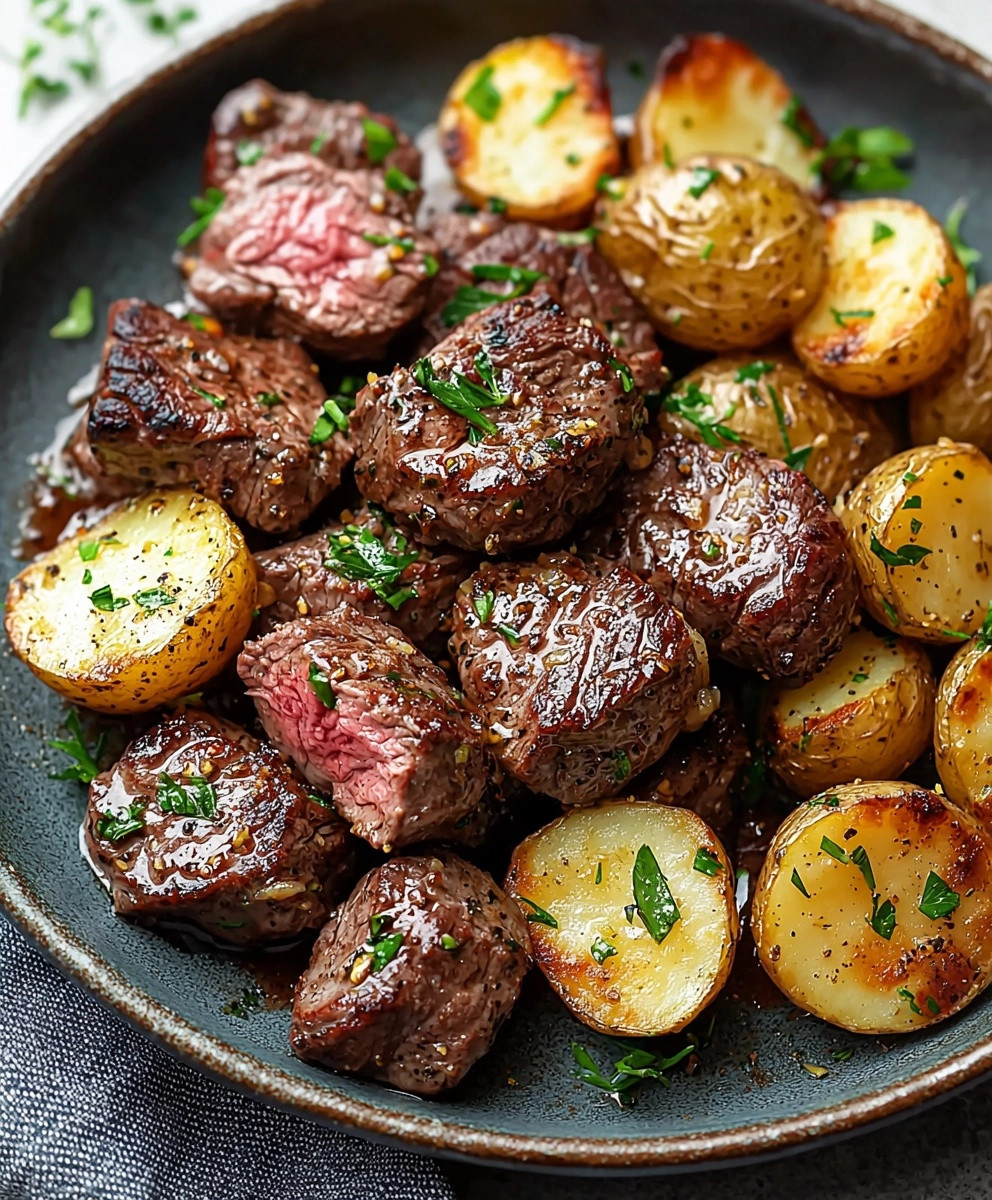Garlic Butter Steak Bites