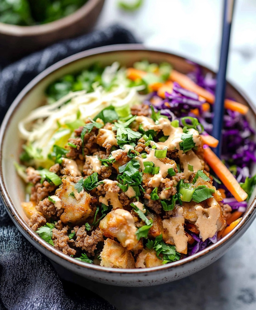 Egg Roll Bowl with Ground Turkey
