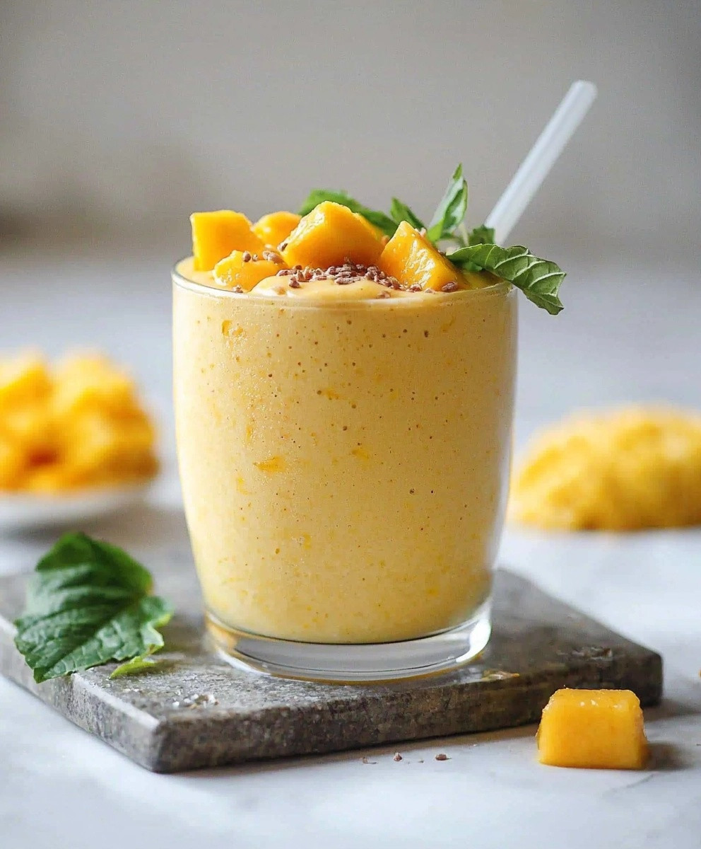 Mango Smoothie Drink