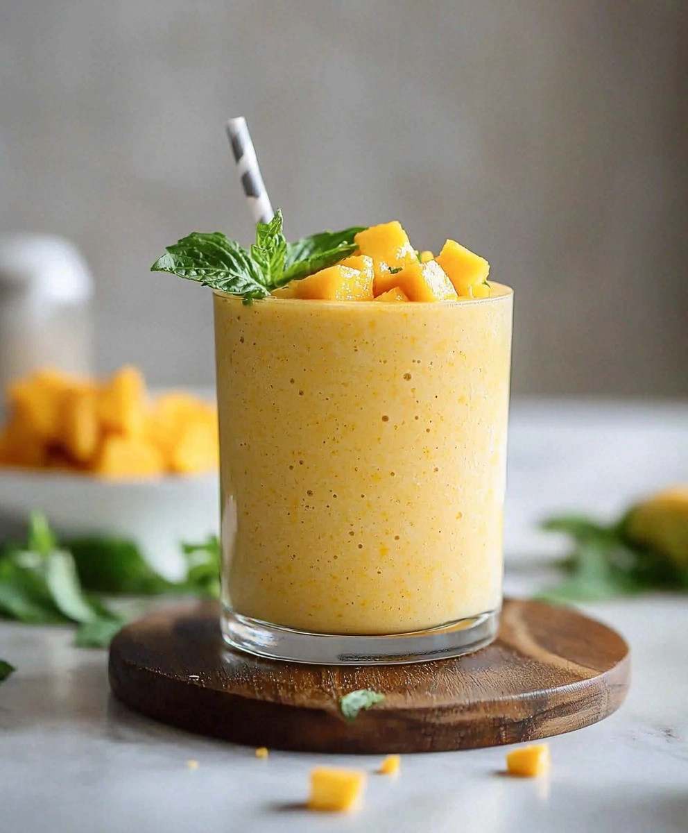 Mango Smoothie Drink