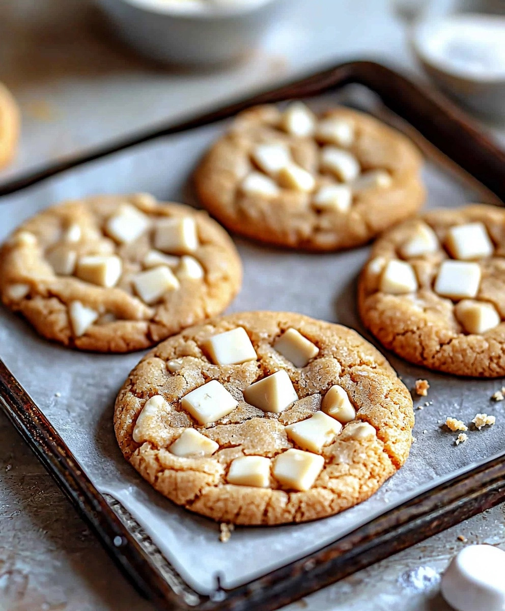 Soft Chewy White Chocolate Cookies