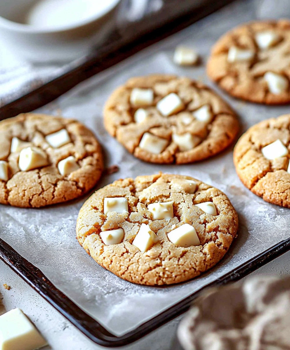 Soft Chewy White Chocolate Cookies