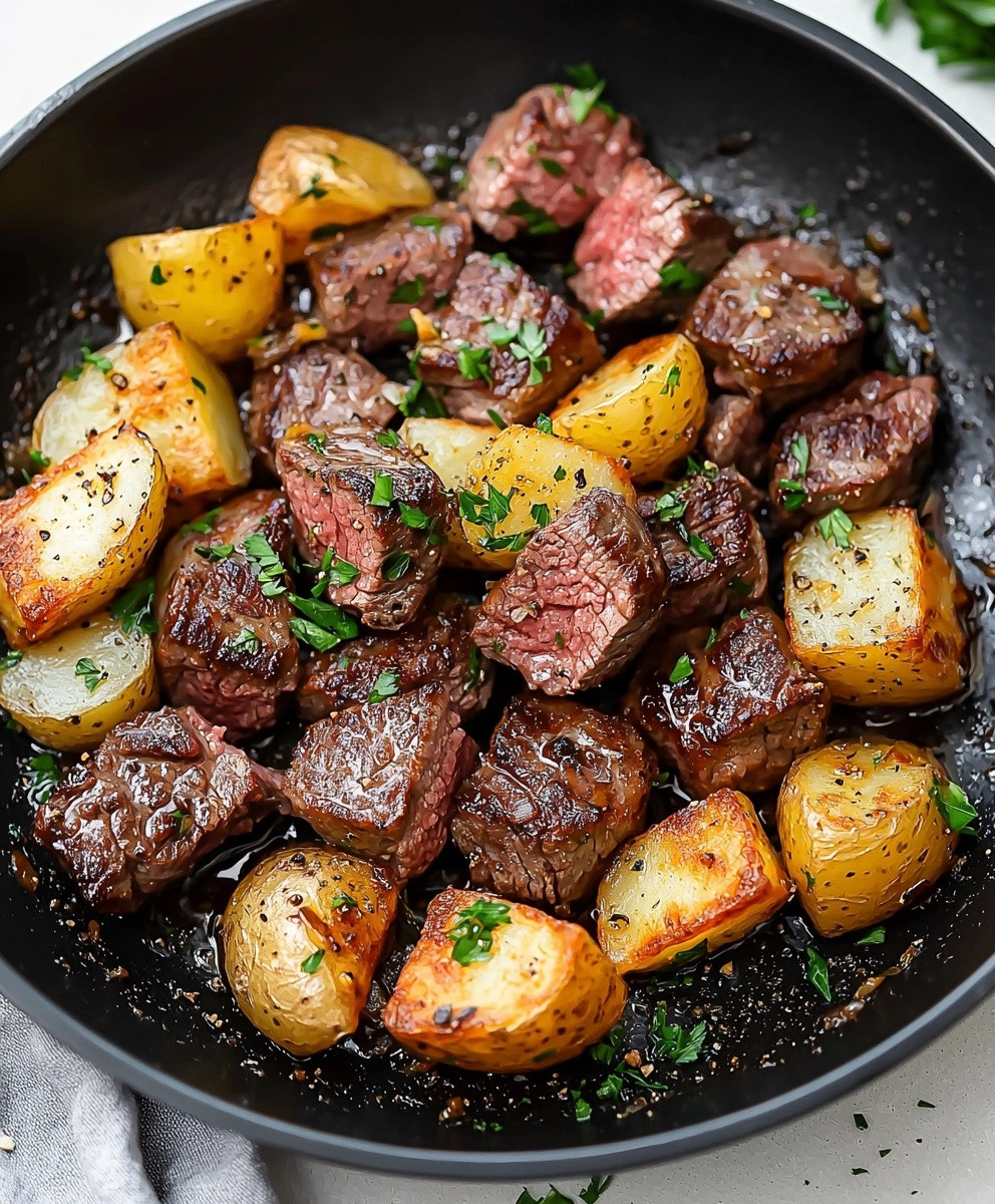 Garlic Butter Steak Bites