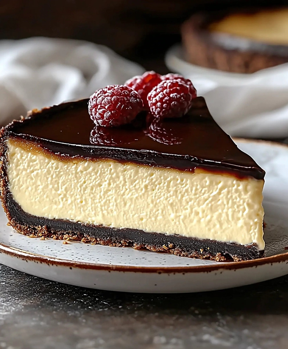 Boston Cream Pie Cheesecake