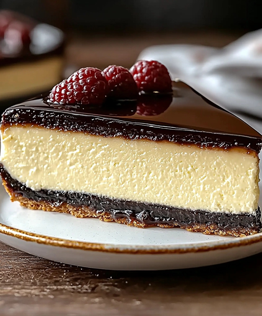 Boston Cream Pie Cheesecake